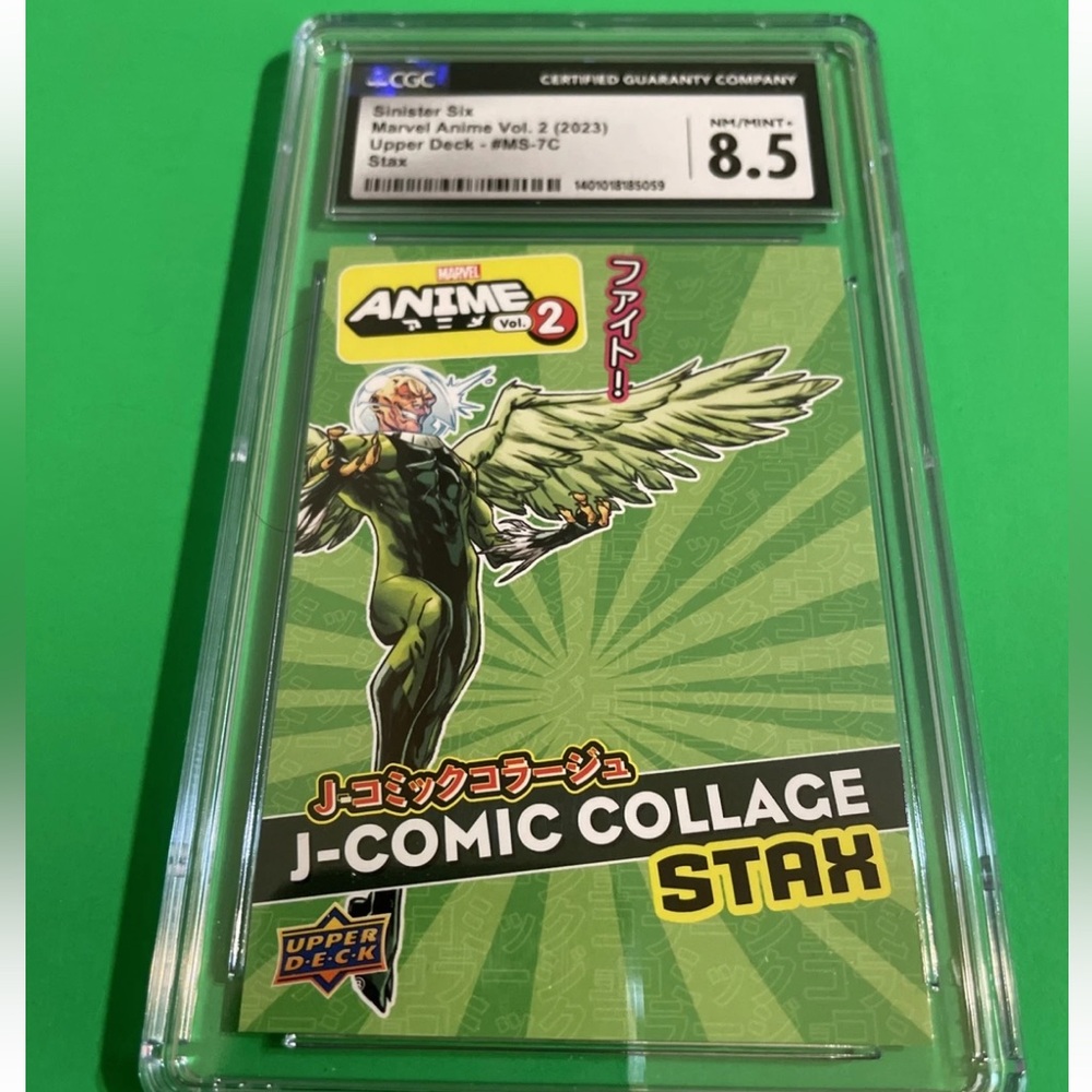 2023 Marvel Anime Vol 2 J-Comic Collage Stax Card The Sinister Six CGC 8.5